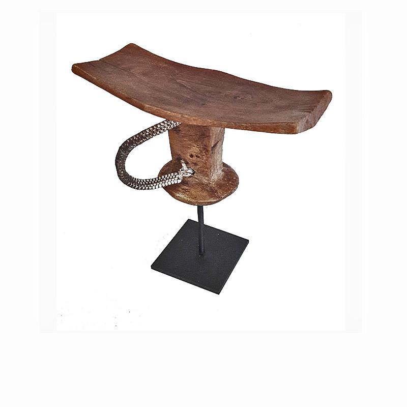 Ethiopian Wood Headrest 1