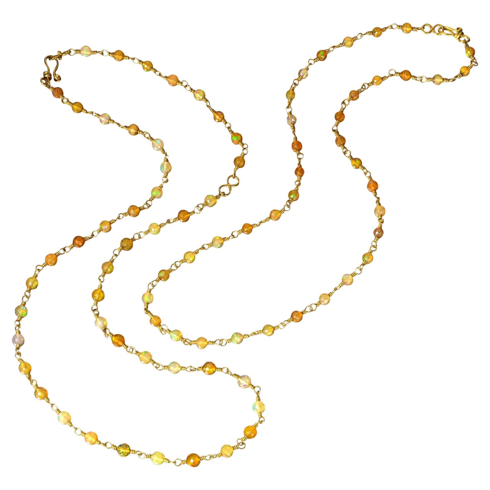 Ethiopien Opal-Perlenkette