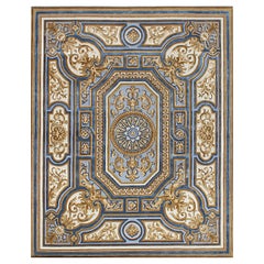 ETHNA Hand Tufted Transitional Wool & Silk Rugs in Multi Colour by Hands