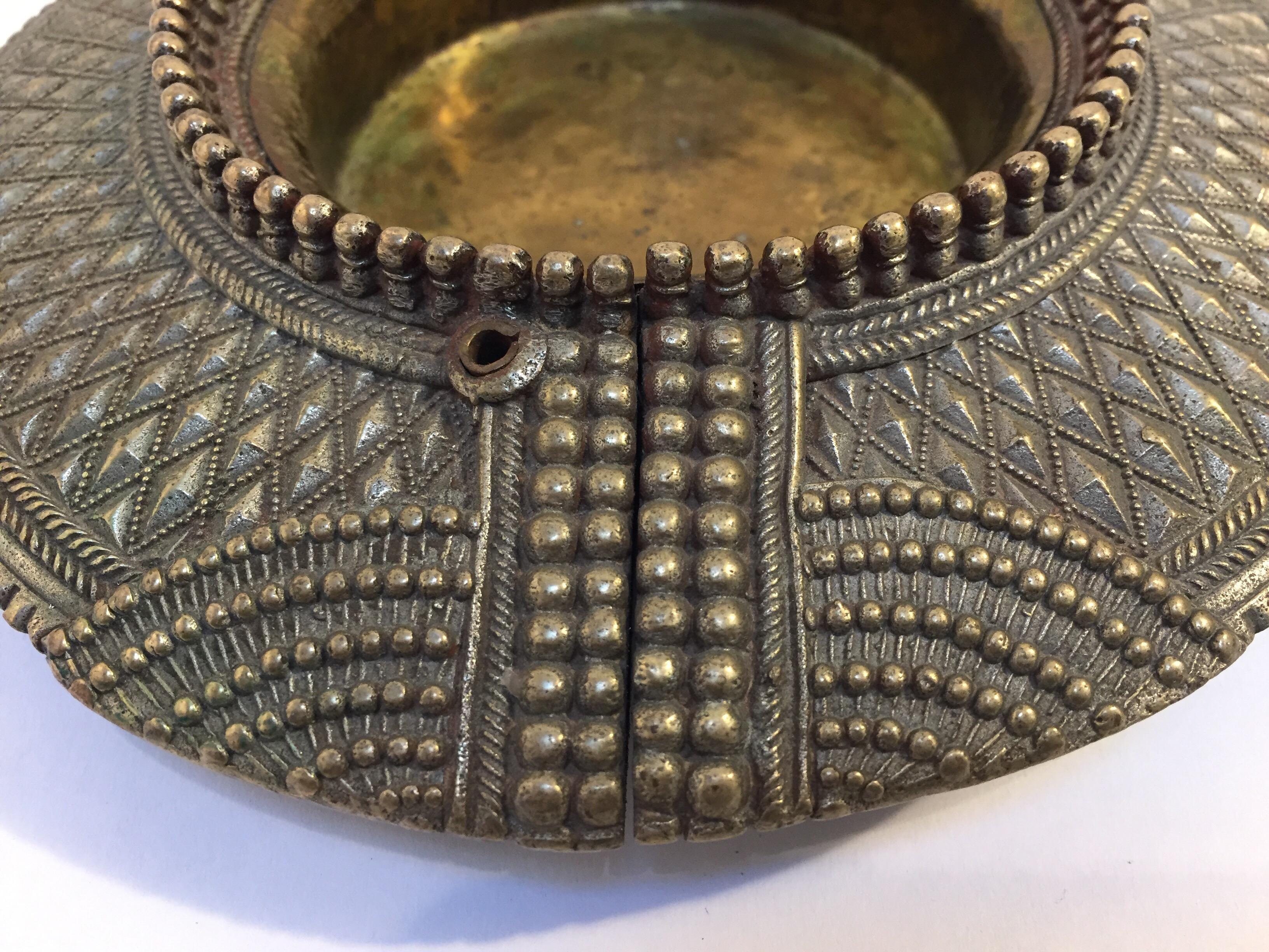 Antique West African Bronze Manilla Collar — Made Solid
