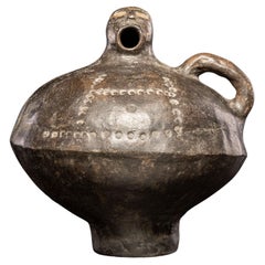 Antique Ethnic Design-Anthropomorphic ceramic vessel, Luba People, DRC.