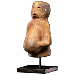Diseño étnico-Figura auténtica de fertilidad femenina "Yanda", Pueblo Zande, RDC.