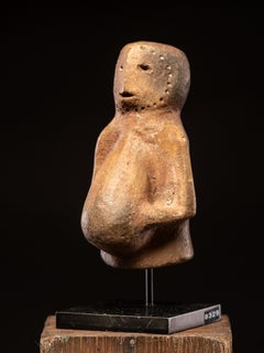 Diseño étnico-Figura auténtica de fertilidad femenina "Yanda", Pueblo Zande, RDC.