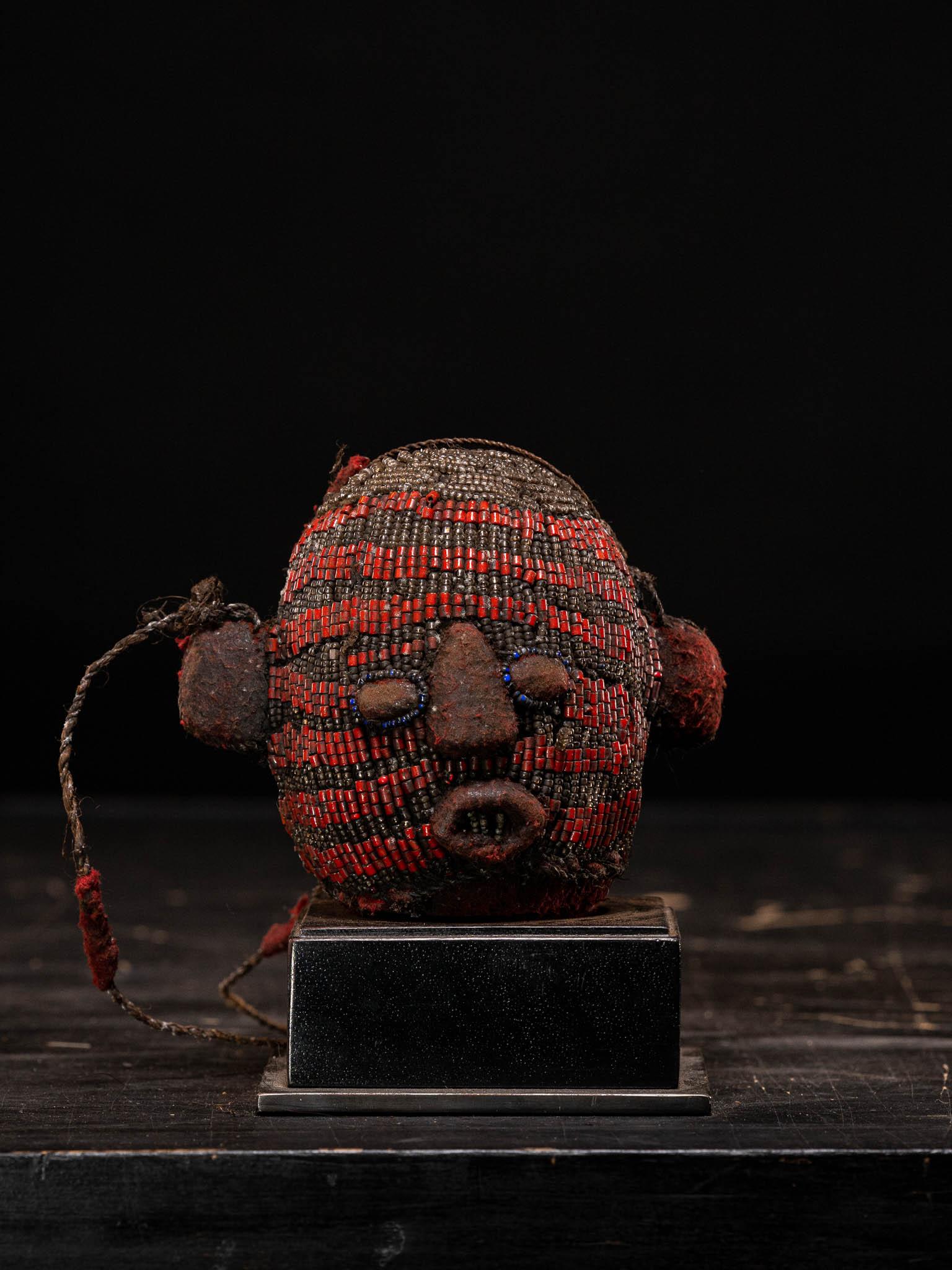20th Century Ethnic Design-Collection of 22 Ceremonial Heads from the Grasslands in Cameroon. For Sale