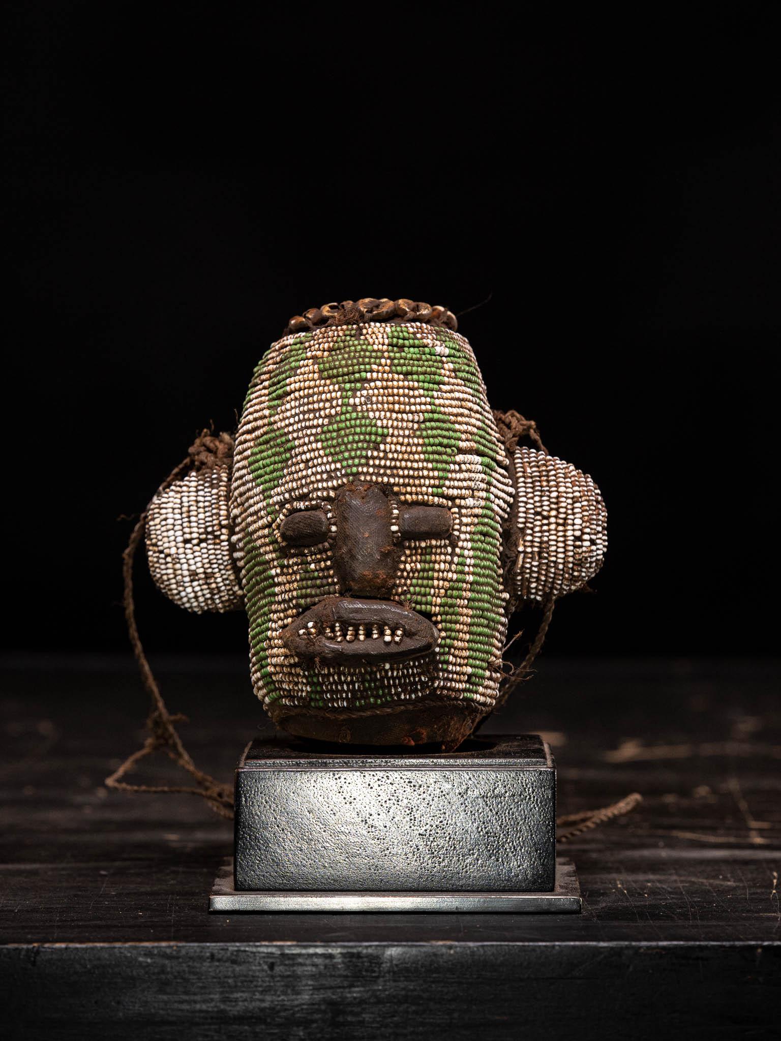 Ethnic Design-Collection of 22 Ceremonial Heads from the Grasslands in Cameroon. For Sale 1