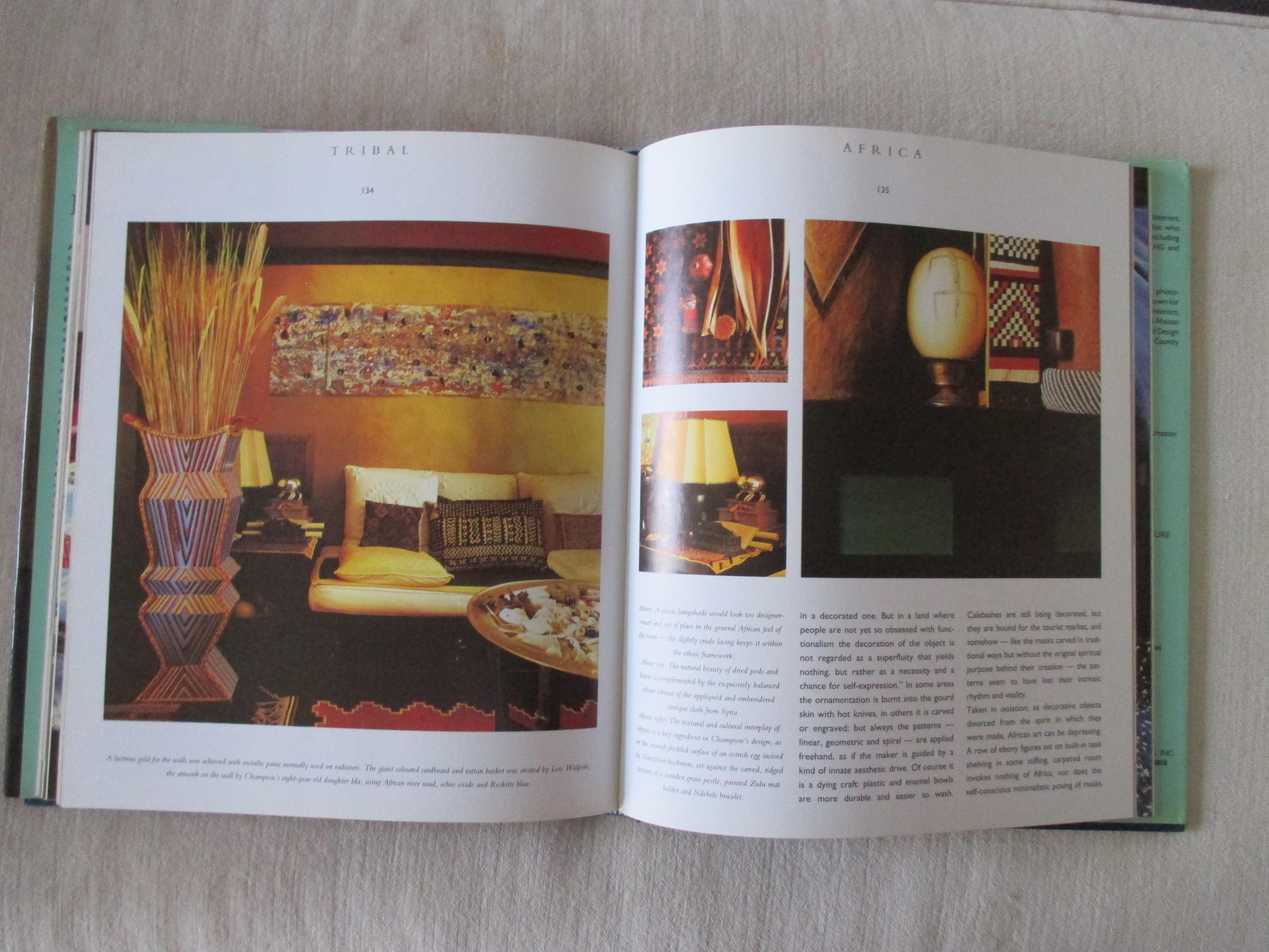 European Ethnic Interiors Hardcover Book by Dina Hall