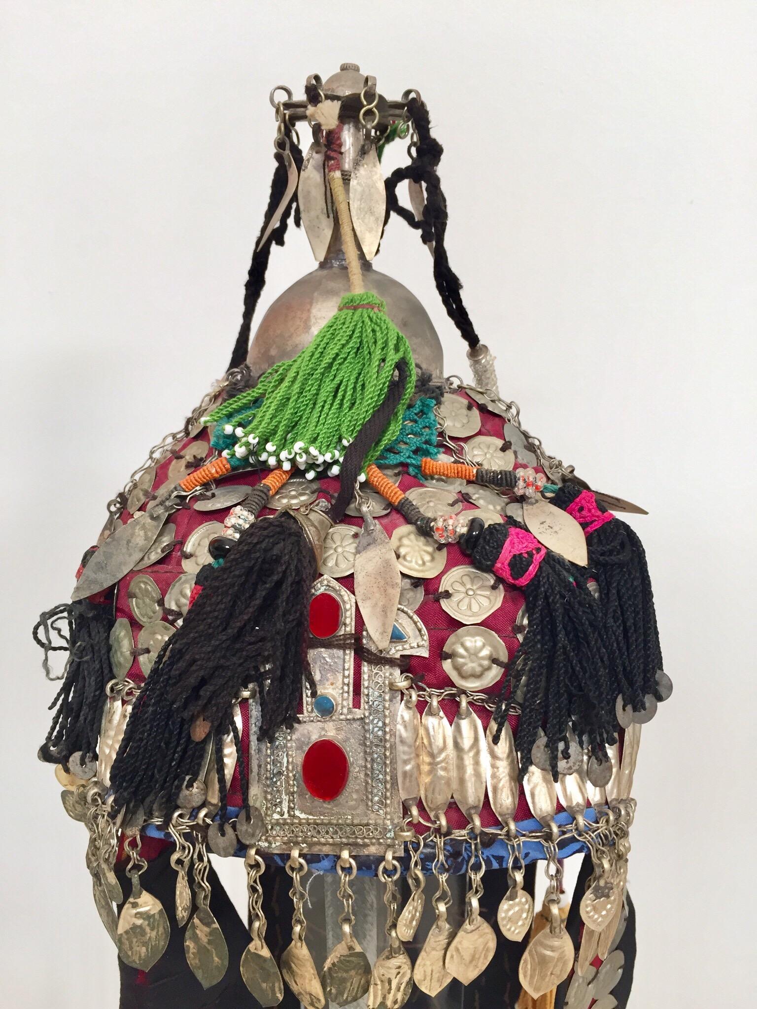 Robe de tête pour mariage ethnique mongol 5