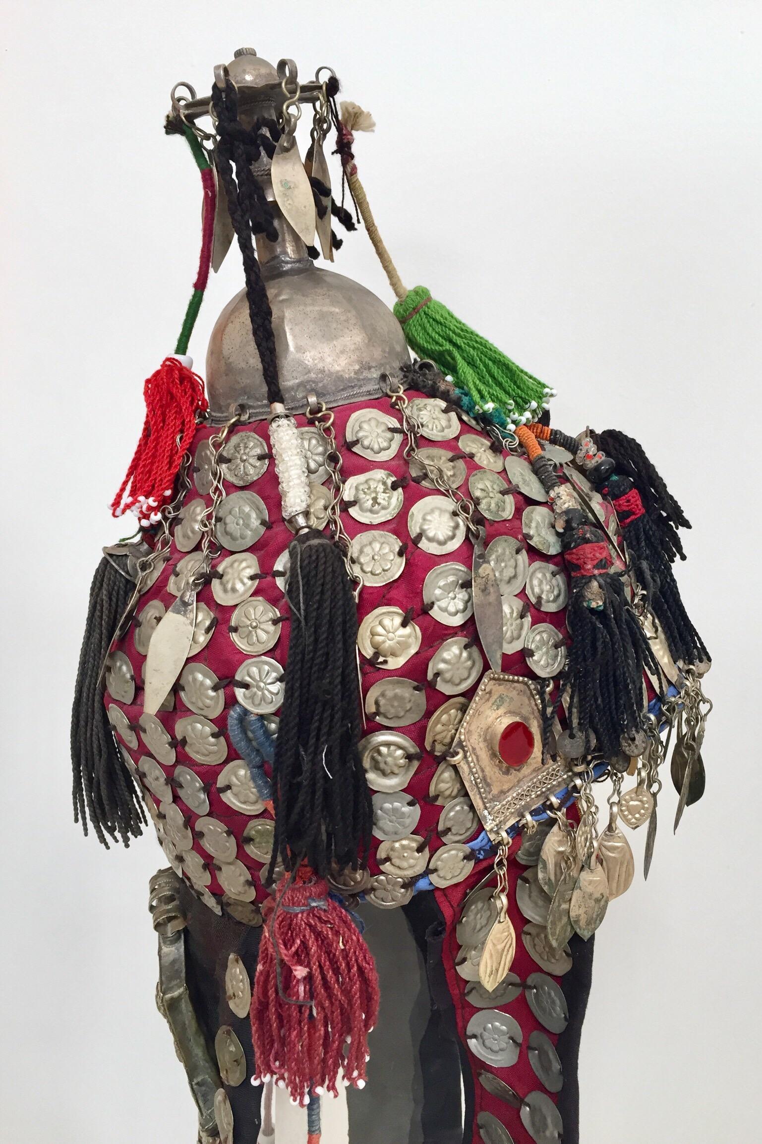 Robe de tête pour mariage ethnique mongol 7