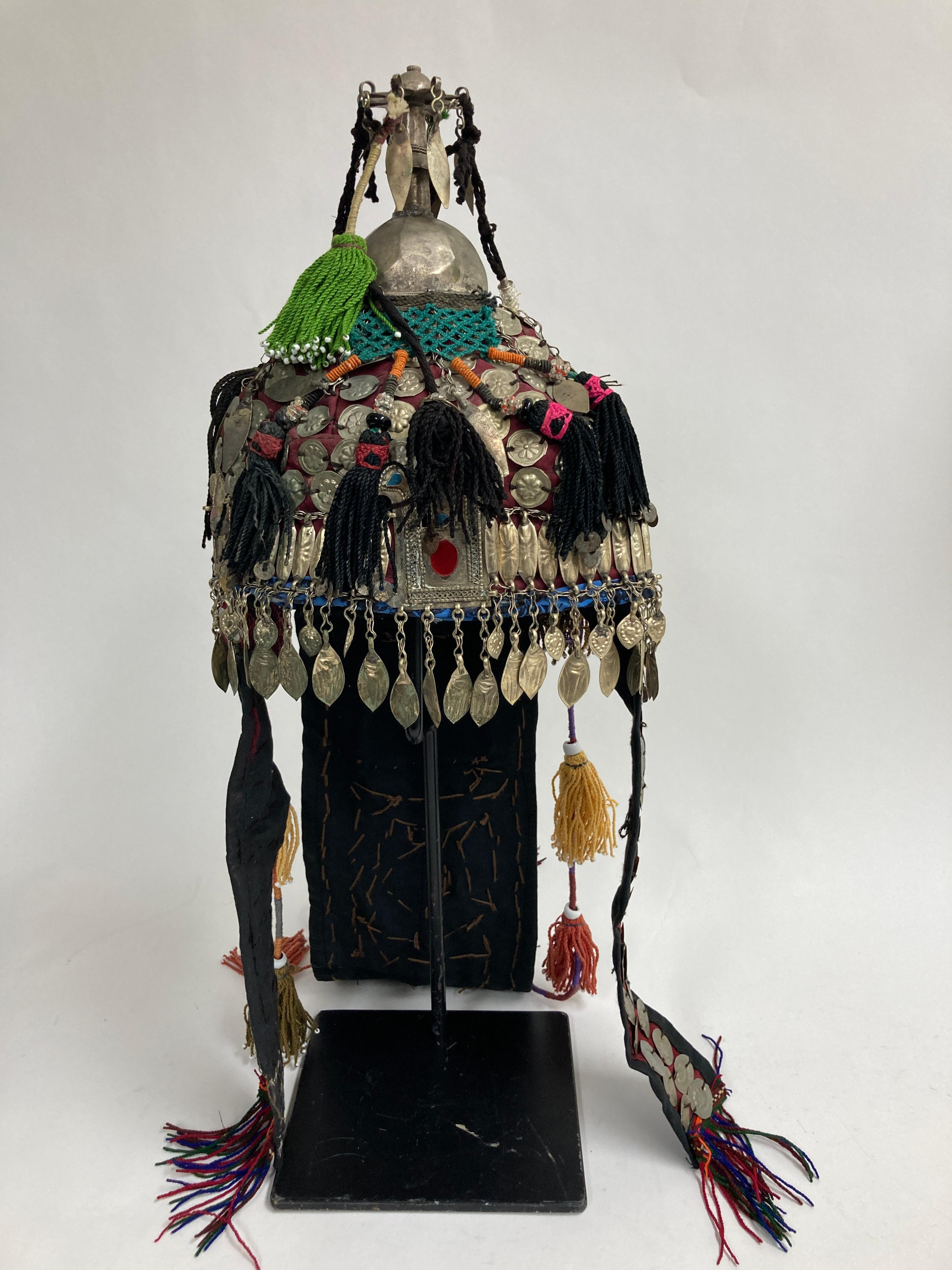 Robe de tête pour mariage ethnique mongol 8