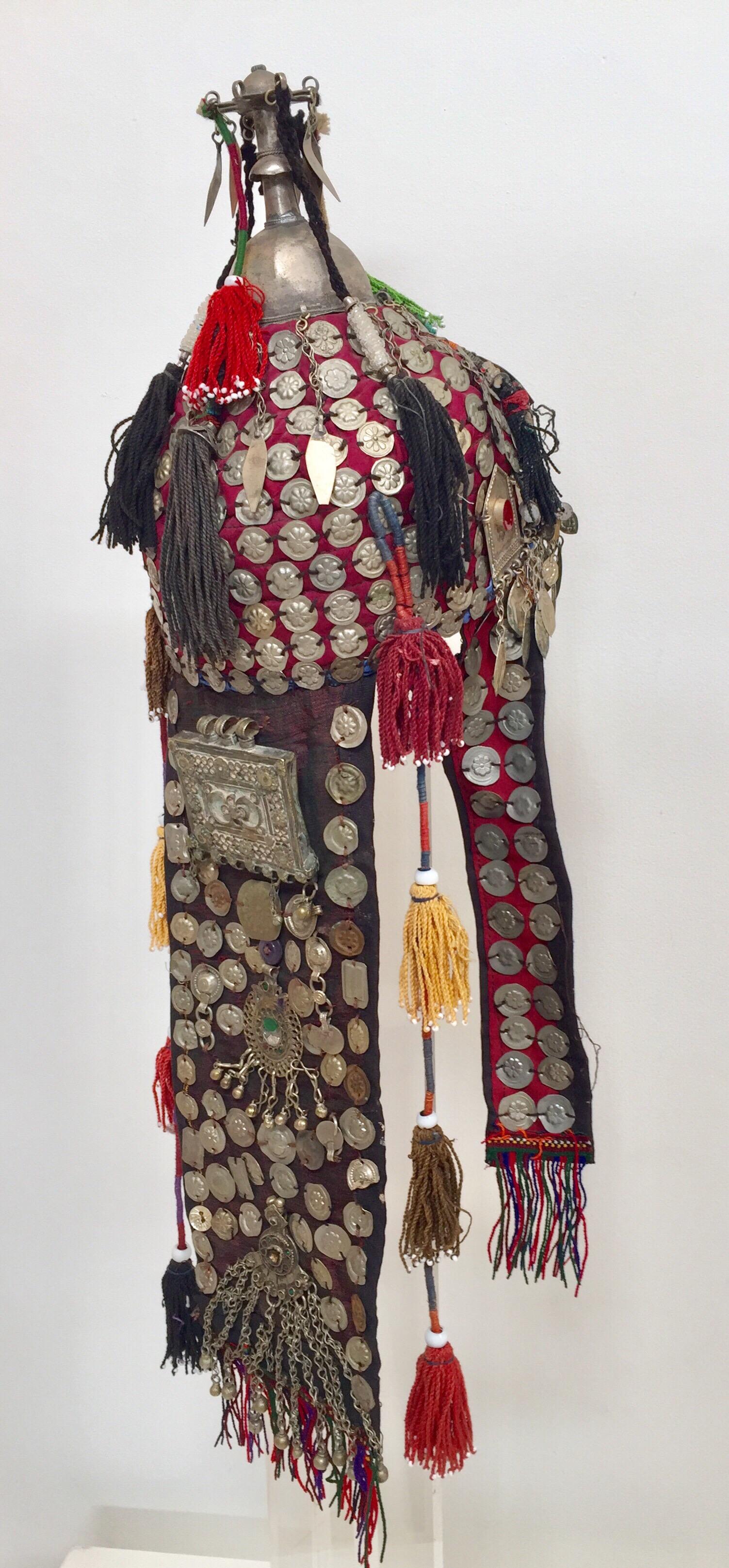 Est asiatique Robe de tête pour mariage ethnique mongol