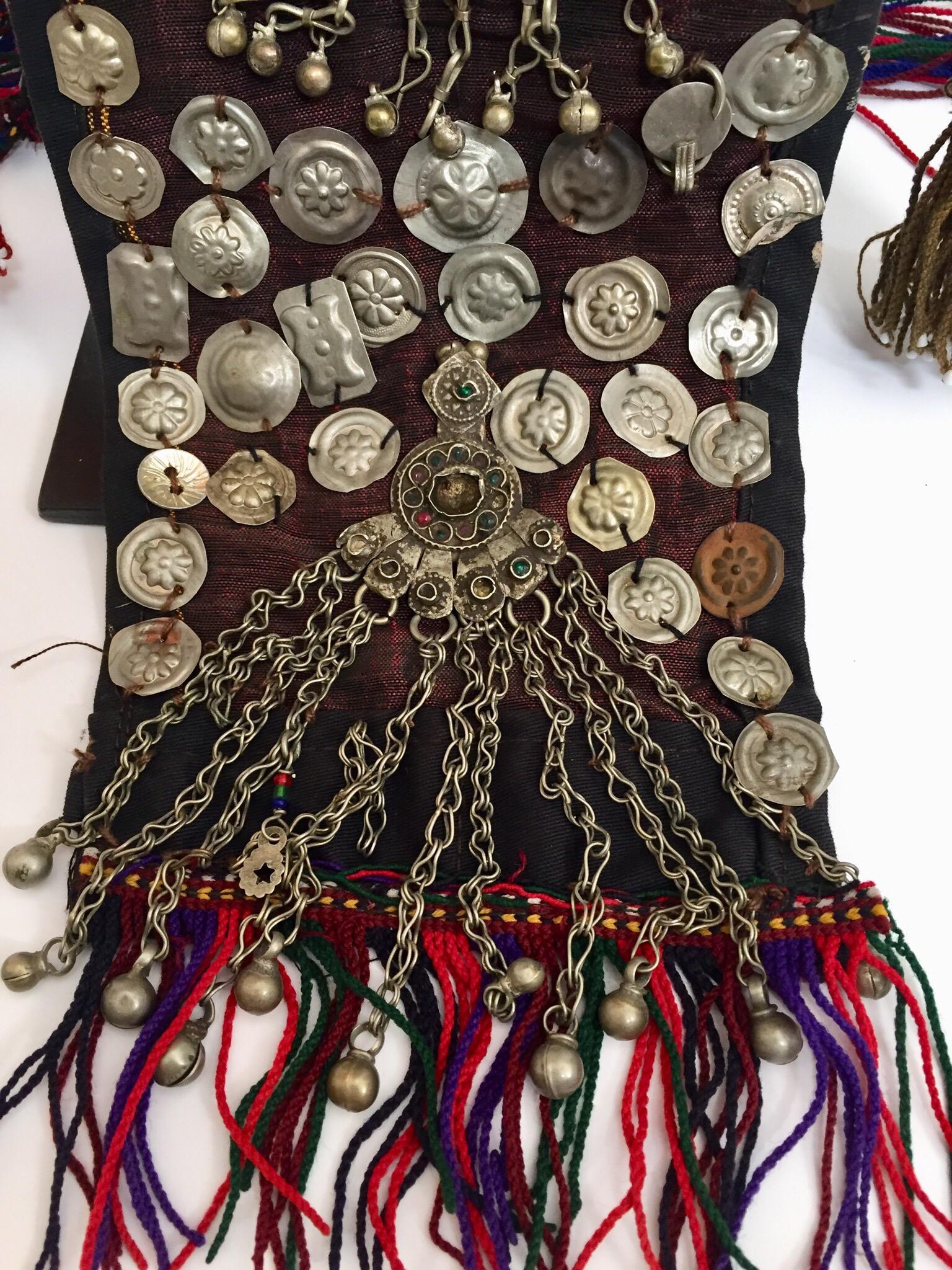 Textile Robe de tête pour mariage ethnique mongol