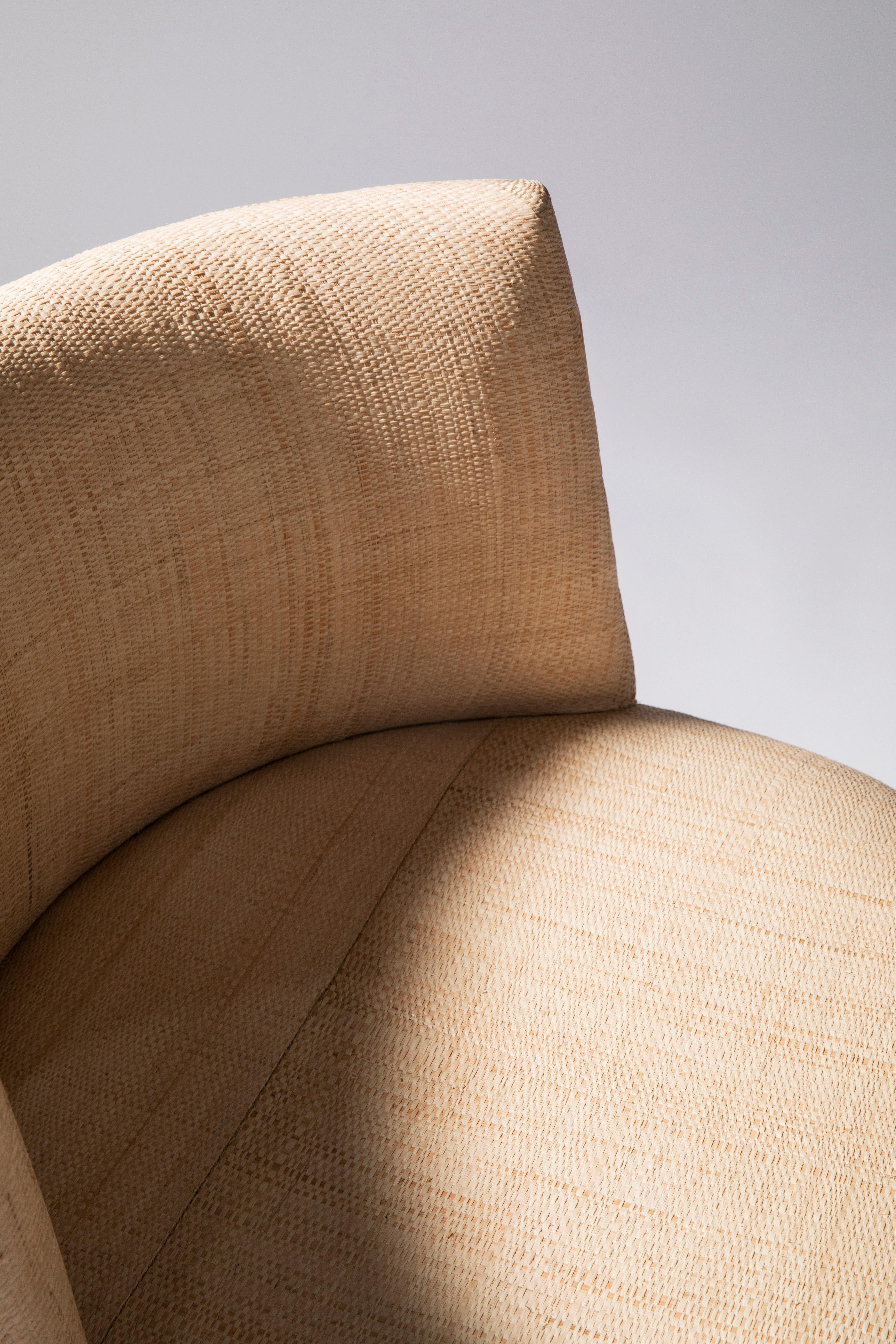 Paille Fauteuil ethnique en paille de Neca Abrantes - Design brésilien et Craft indigène en vente