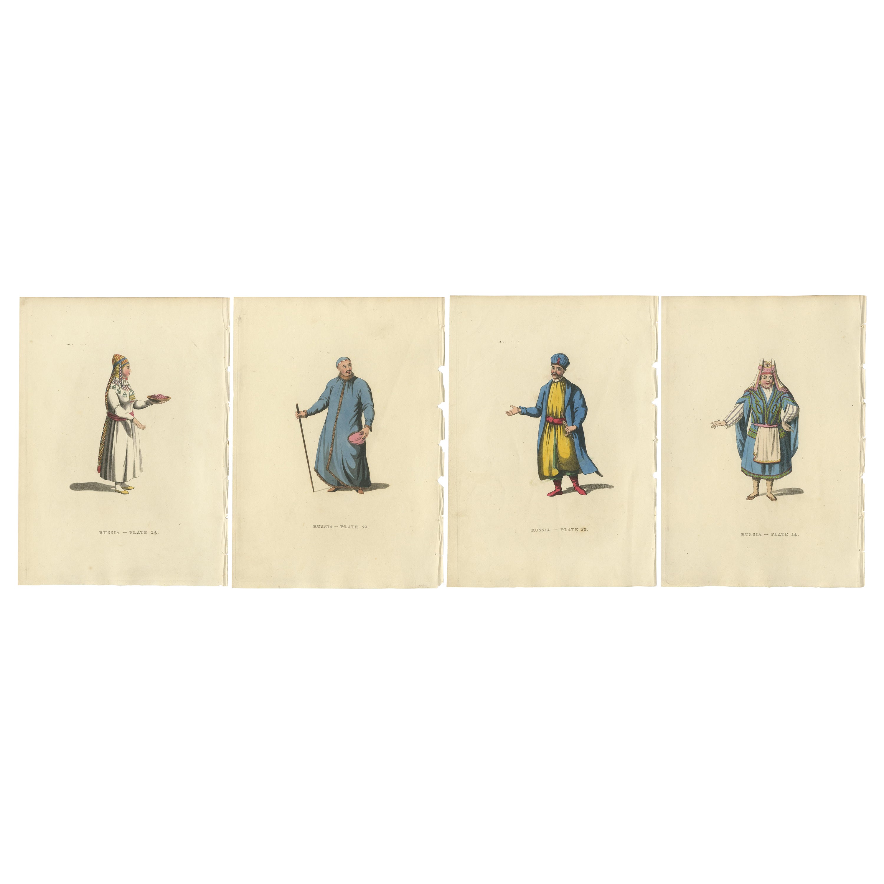Ethnischer Wandteppich des 19. Jahrhunderts Russland: Eine visuelle Anthologie traditioneller Kleidung