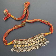 Ethnic Tribal Handcrafted Silver Collar Choker Necklace