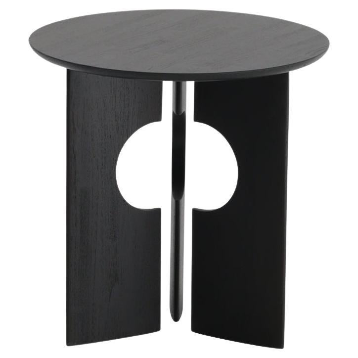 Ethnicraft Table Black varnished teak For Sale