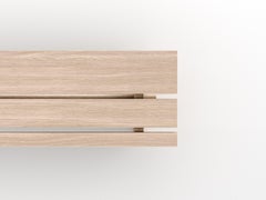 Banco moderno 'Ethnika' de roble macizo by Palo Nero