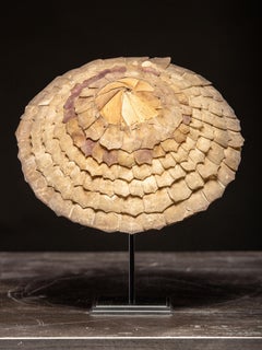 Ethnographic Fish Scale Hat Handmade Molucca, Indonesia.