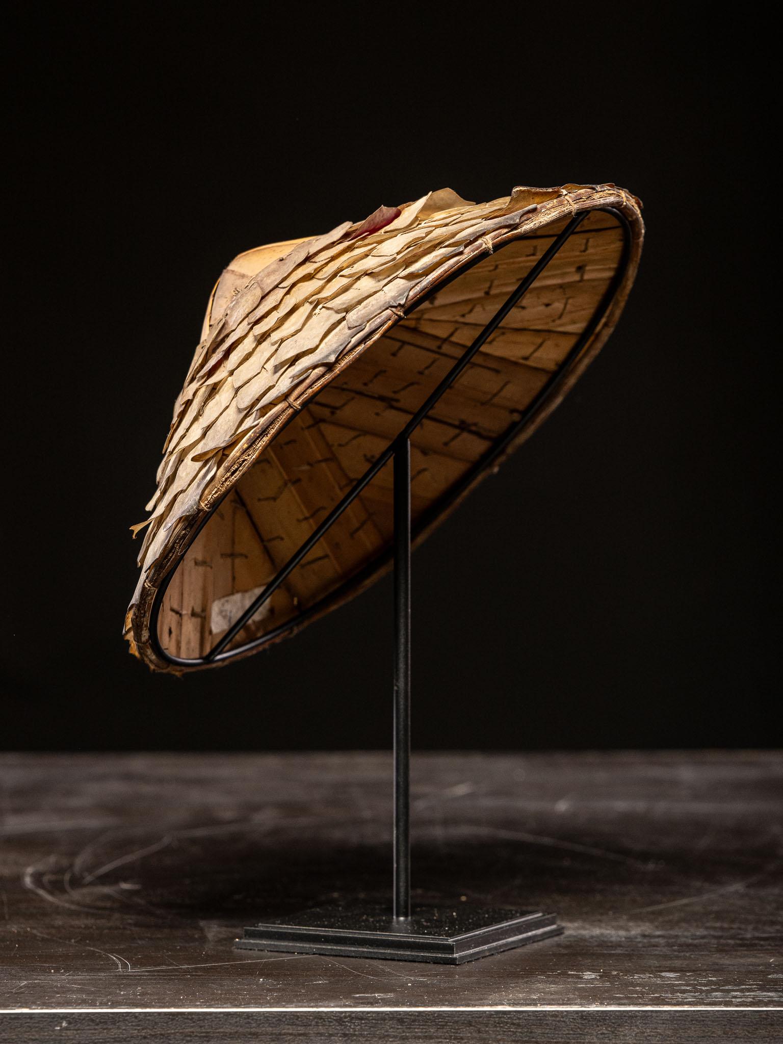 Animal Skin Ethnographic Fish Scale Hat Handmade Molucca, Indonesia. For Sale