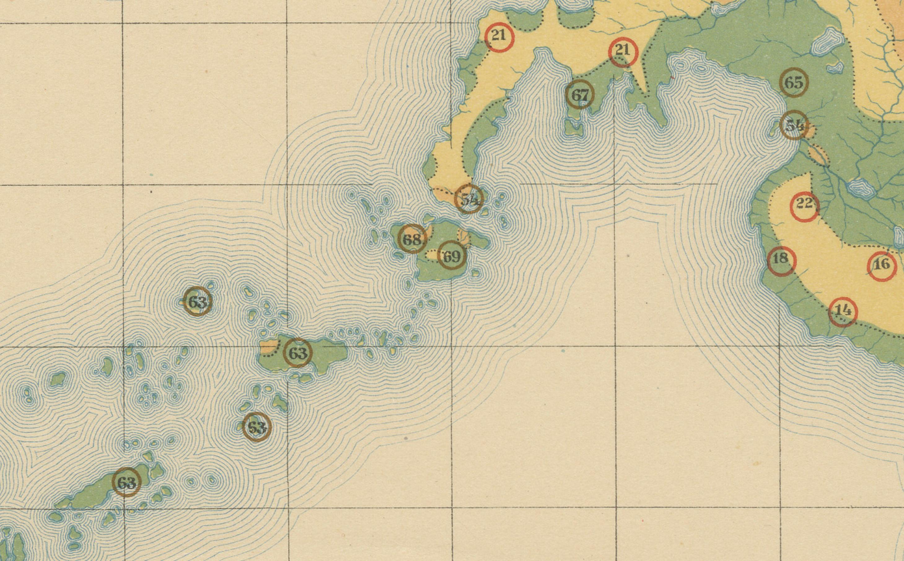 Fin du XIXe siècle Carte ethnographique des îles Philippines - Observatorio de Manila, 1899 en vente