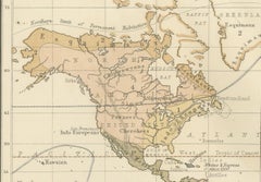 Ethnographic Map of the World by A.K. Johnston – Races of Man Chart 1852
