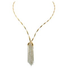 Etho Maria 18K Gelbgold 22.0ct Diamant-Halskette EM12-041726