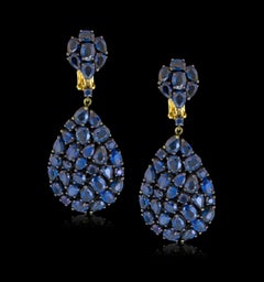 Pendientes Etho Maria Zafiro Azul