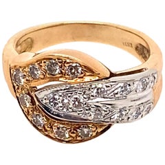 Ethonica Diamond Cluster Ring in 14 Karat Gold