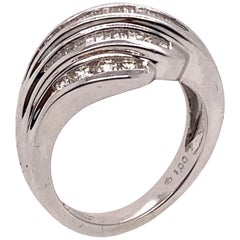 Ethonica, bague dôme en or 14 carats et diamants