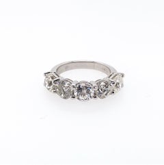 Ethonica Five-Stone Diamond Ring in 18 Karat Gold