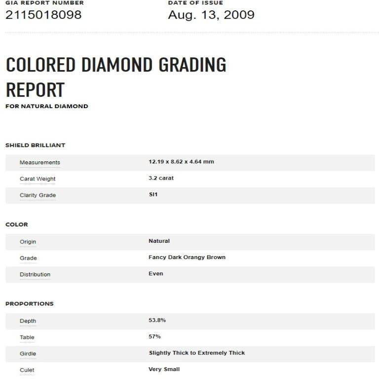 Ethonica Bague en or 18 carats avec diamants brillants marron fantaisie certifiés GIA (rare) Neuf - En vente à New York, NY