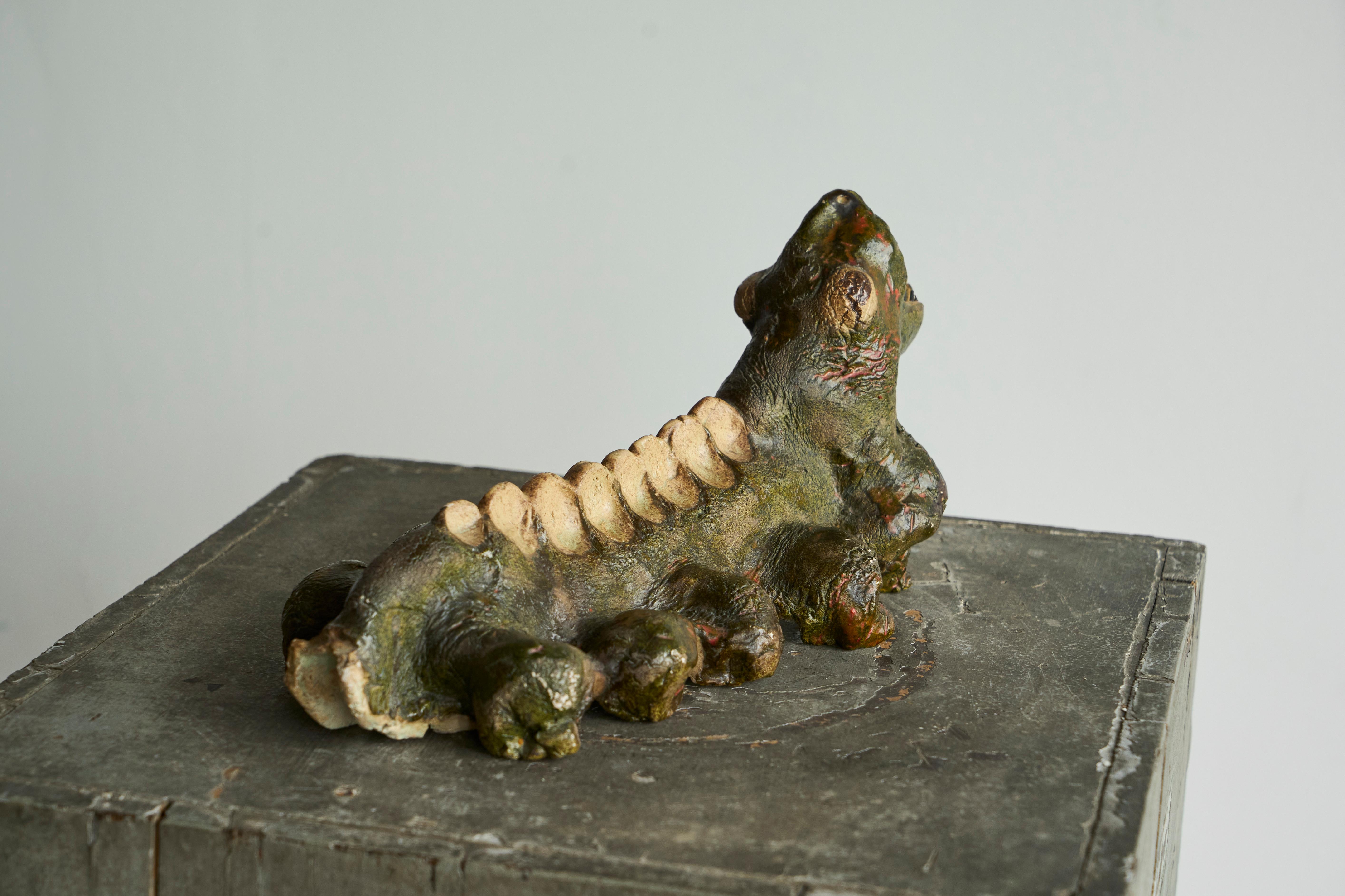 Terracotta Studio Etie Van Rees Studio Pottery Creatura Fantastica Metà del XX Secolo in vendita