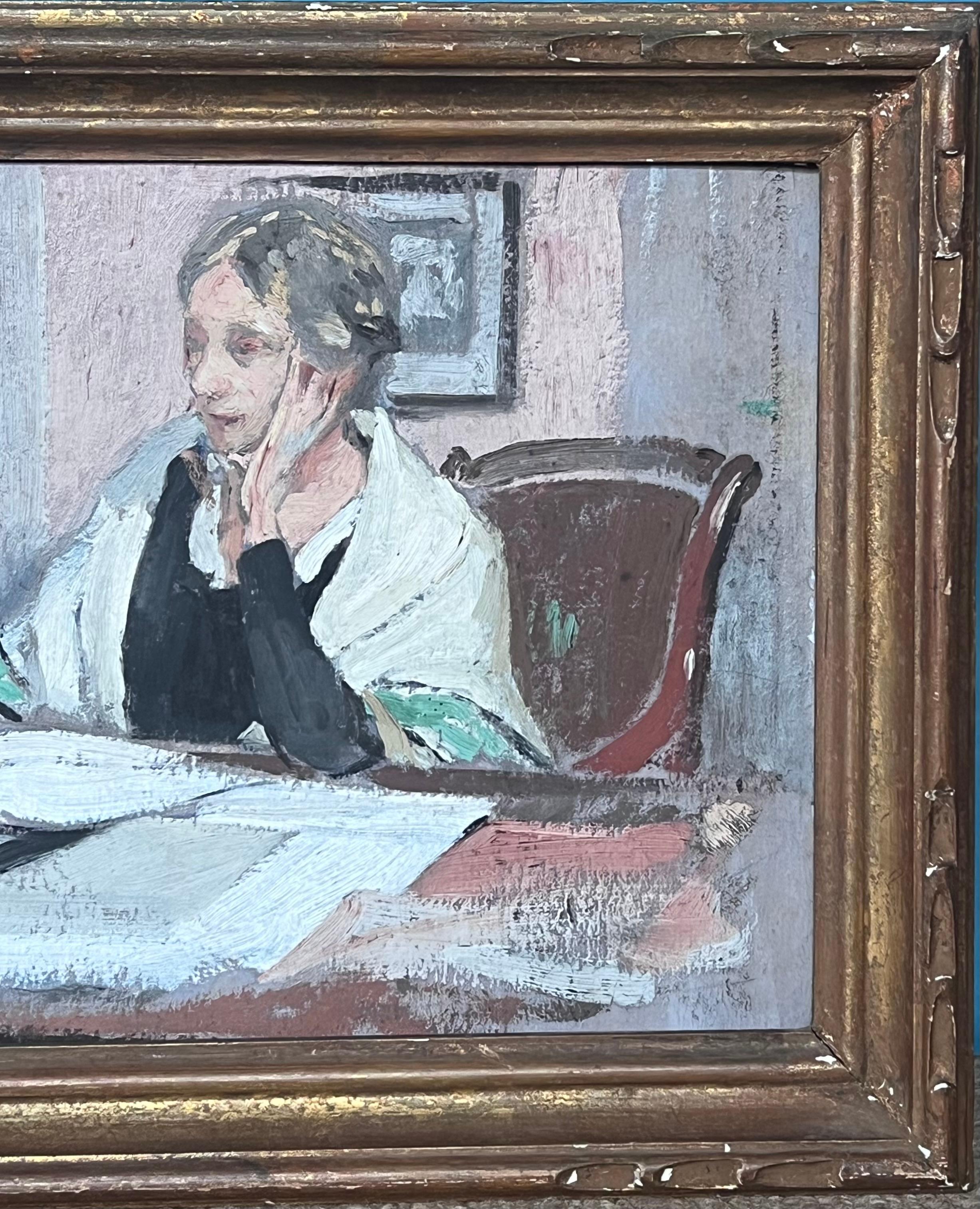 Die Mutter der Künstler
von Etienne Auguste Krier (Französisch, 1875-1953)
Ölgemälde auf Karton, gerahmt
Gerahmt: 11 x 15,5 Zoll
Brett: 9 x 13 Zoll
Zustand: sehr gut
Provenienz: Privatsammlung, Frankreich

