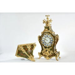 Antique Spectacular Cartel Louis XV Signed Etienne Baillon in Paris