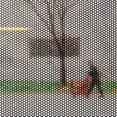 BACK HOME #2 - THROUGH THE AMERICAN FLAG - CONTEMPORARY PHOTOGRAPHY