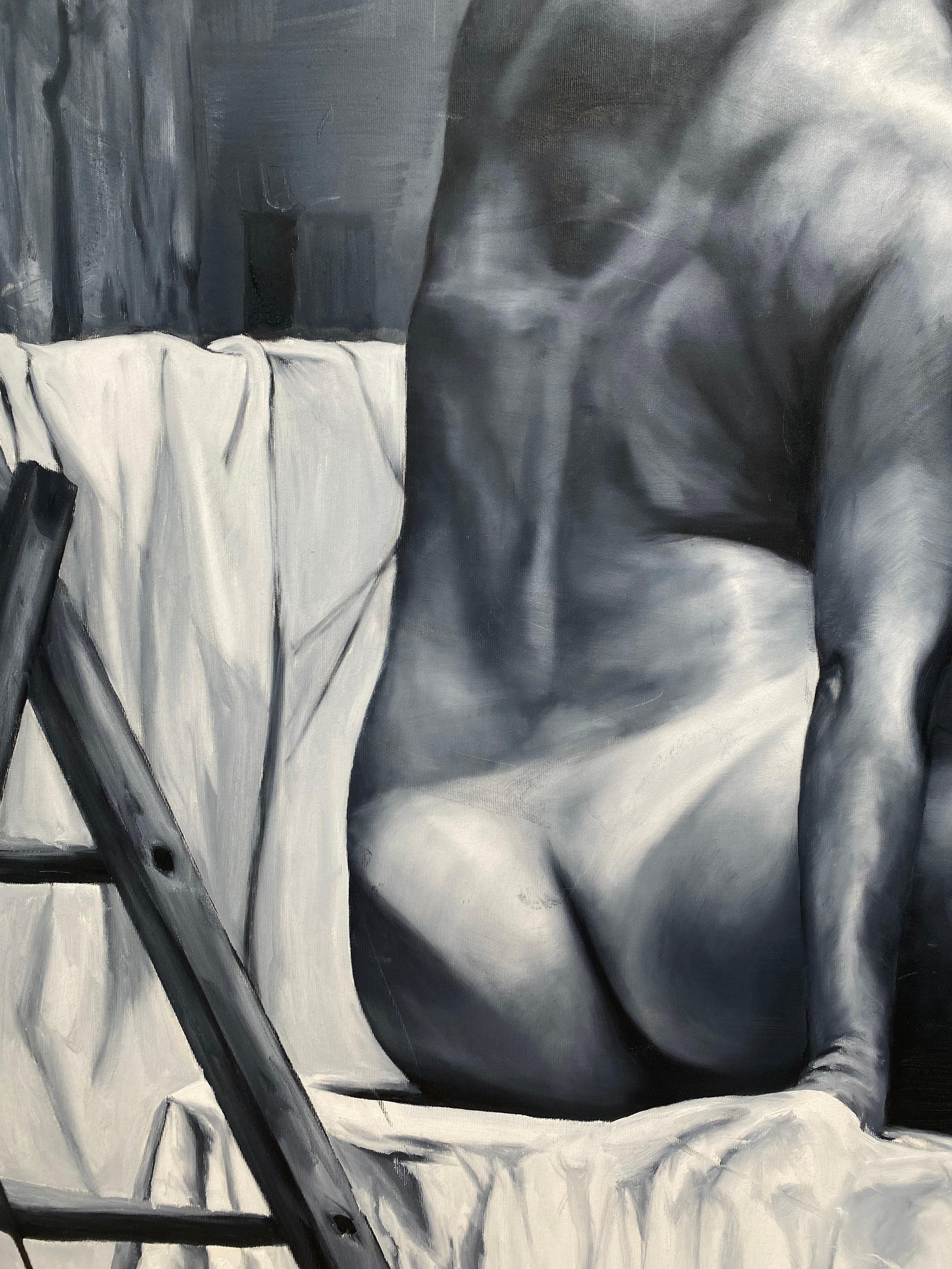 De dos, Atelier 1 - Contemporain Painting par Etienne Cail