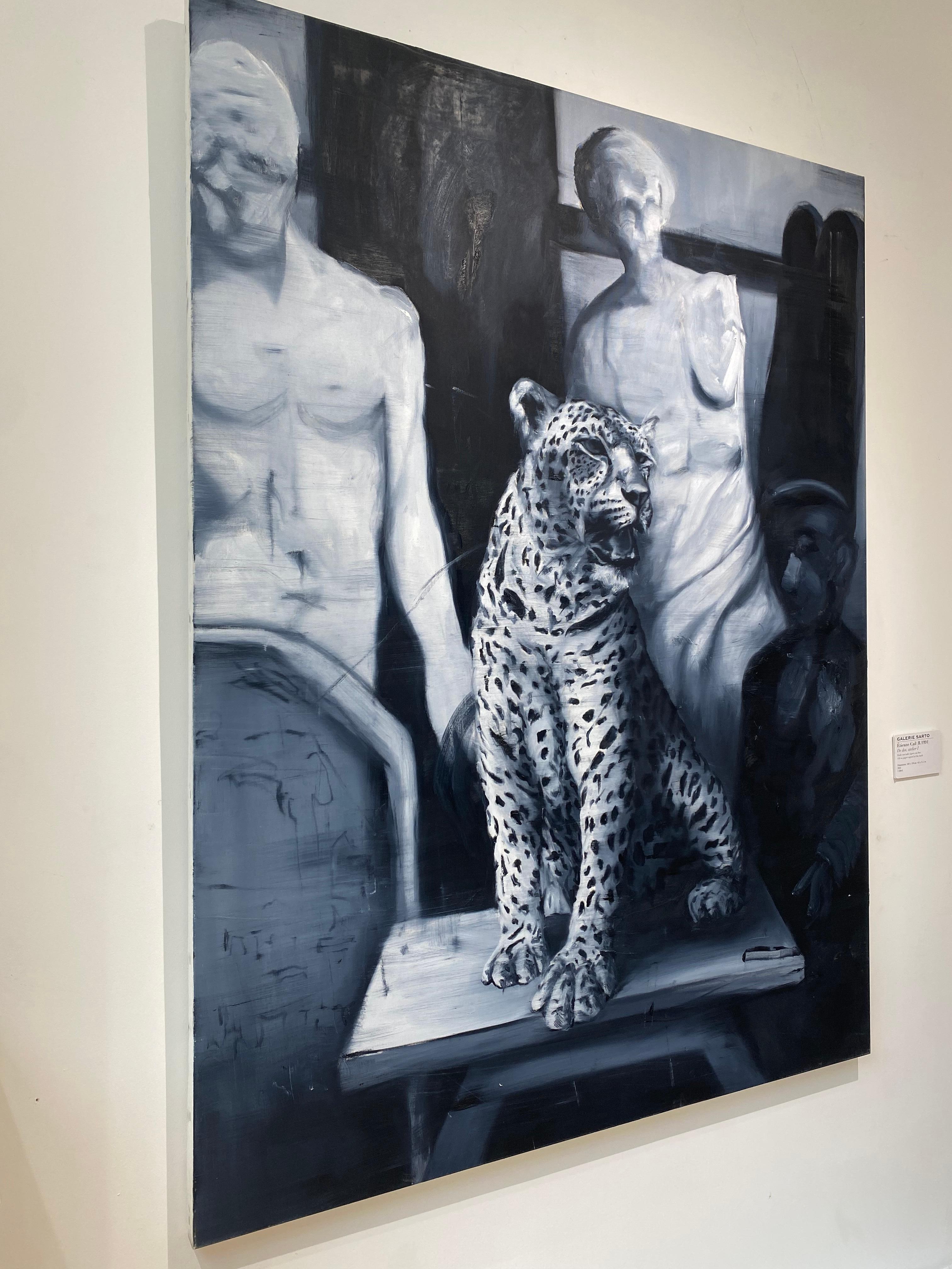 Léopard, Atelier 1 - Contemporary Painting by Etienne Cail