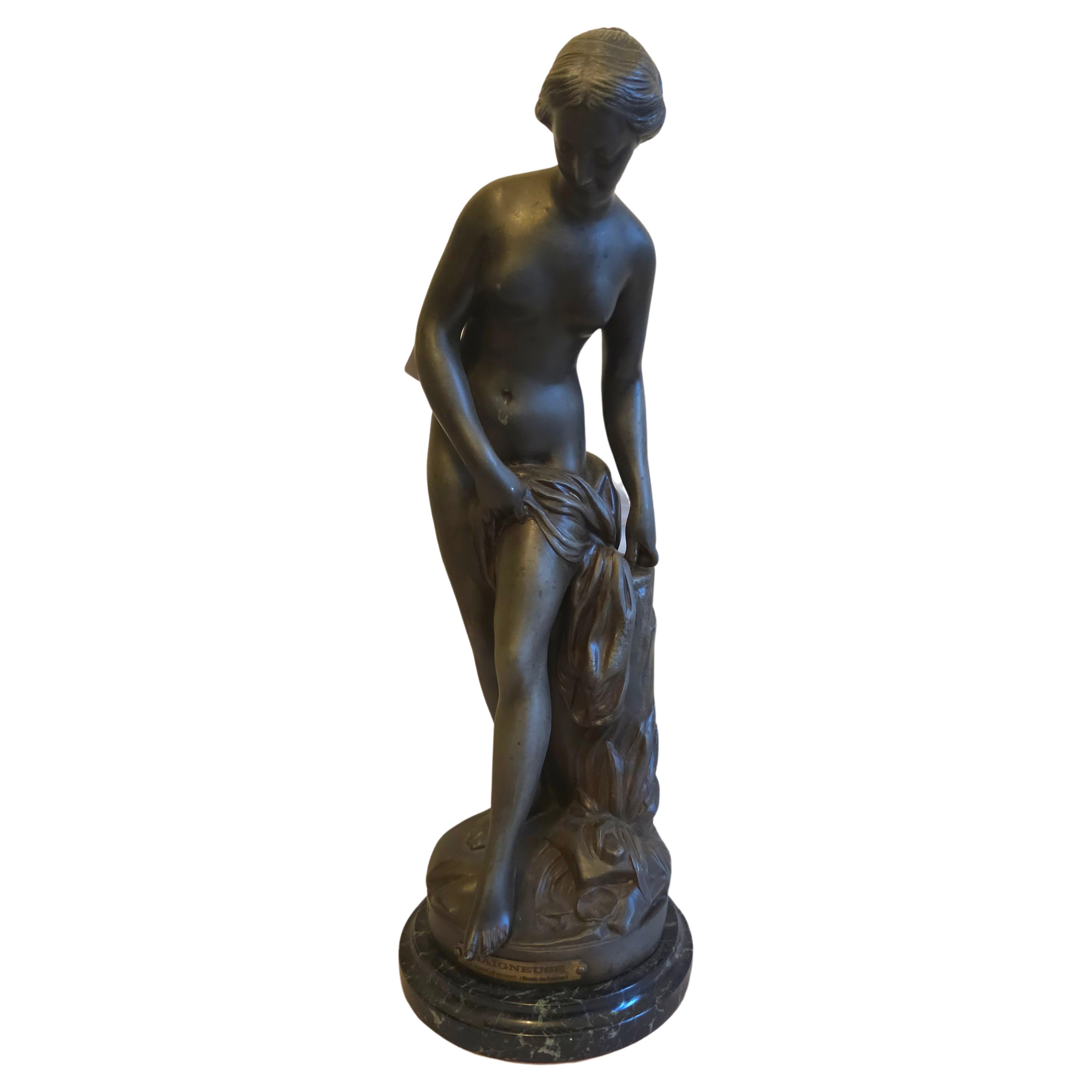 Etienne Falconet  La Baigneuse (la baigneuse) Diana at Well Sculpture 1716-1796   en vente