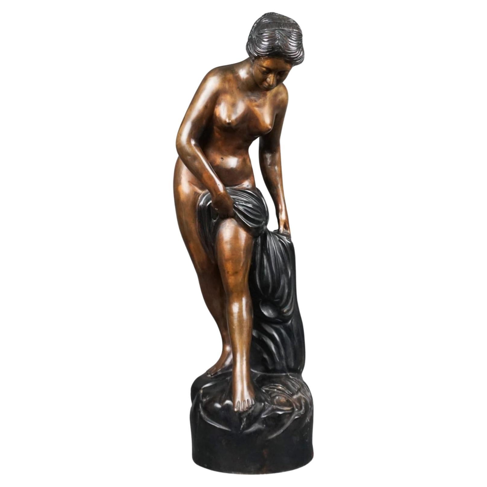 Etienne Falconet  1716-1796 La Baigneuse (The Bather) Diana Sculpture  