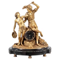 Reloj Etienne Falconnet "Músicos" Bronce Dorado