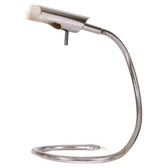 Etienne Fermigier Aluminum Table Lamp, 1970s