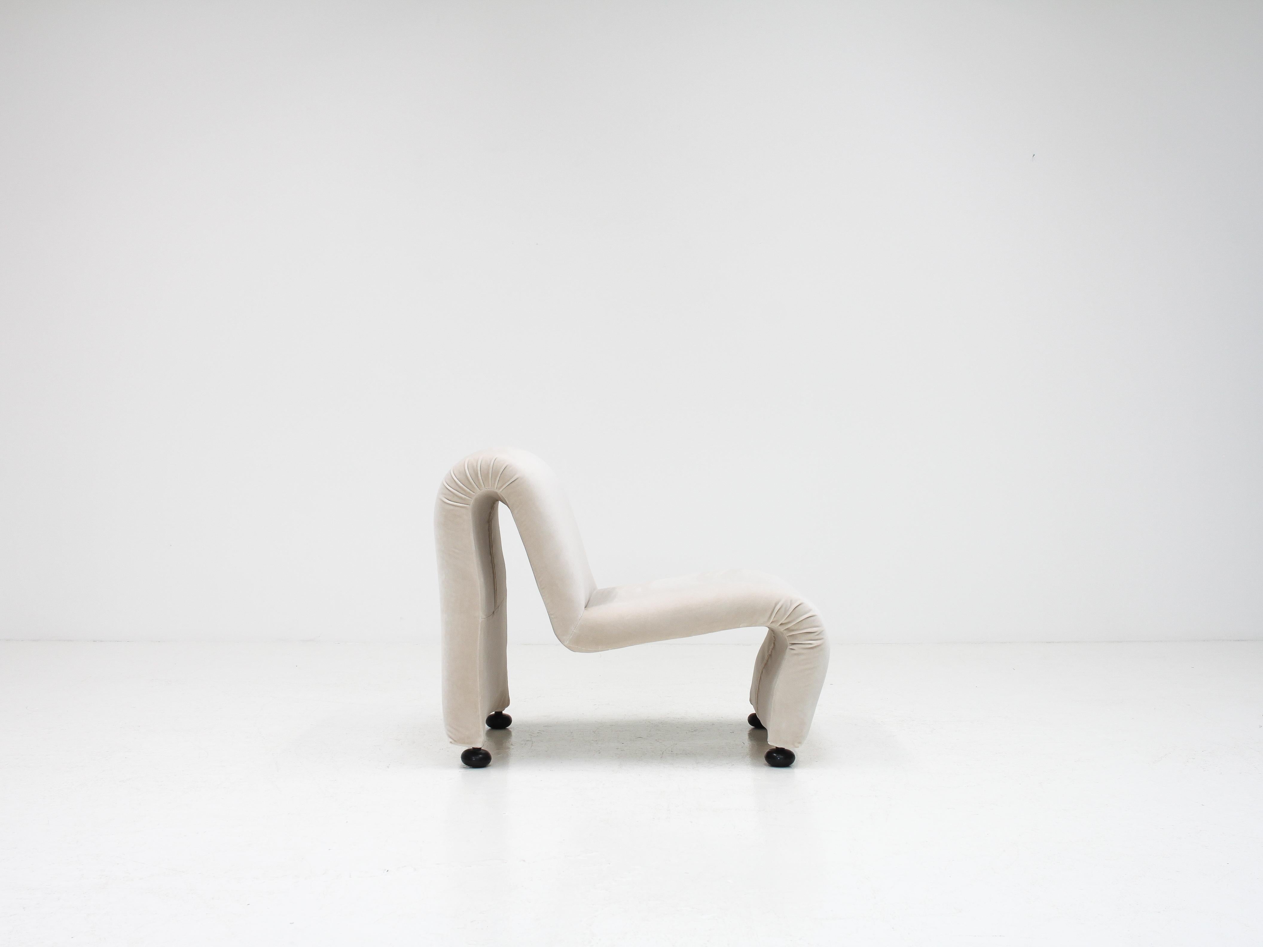 20th Century Étienne Fermigier 'Attr' Actual Chair, Actual Edition, France, 1972 For Sale