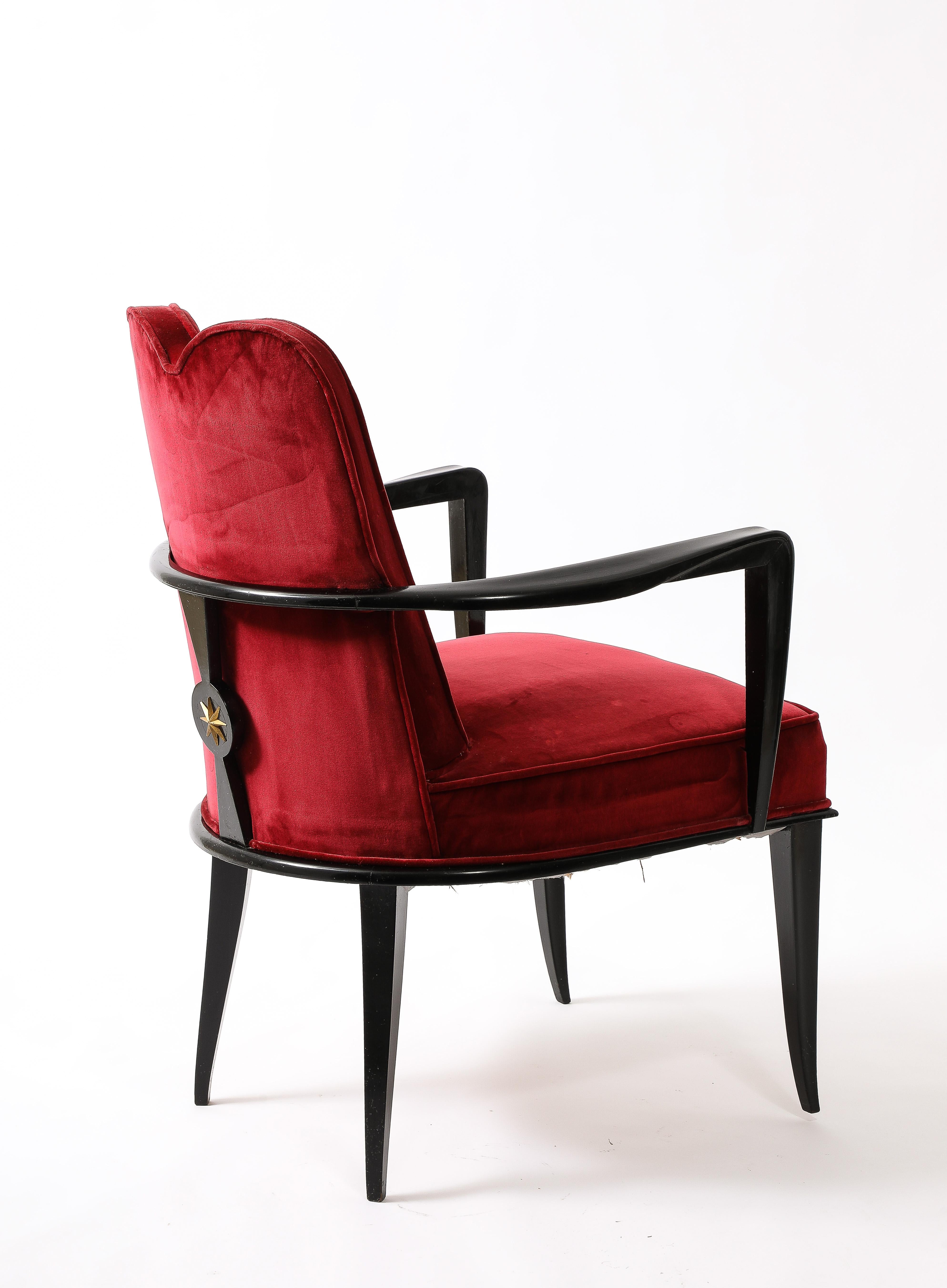 Etienne Henri Martin Chairs, France 1930's For Sale 4