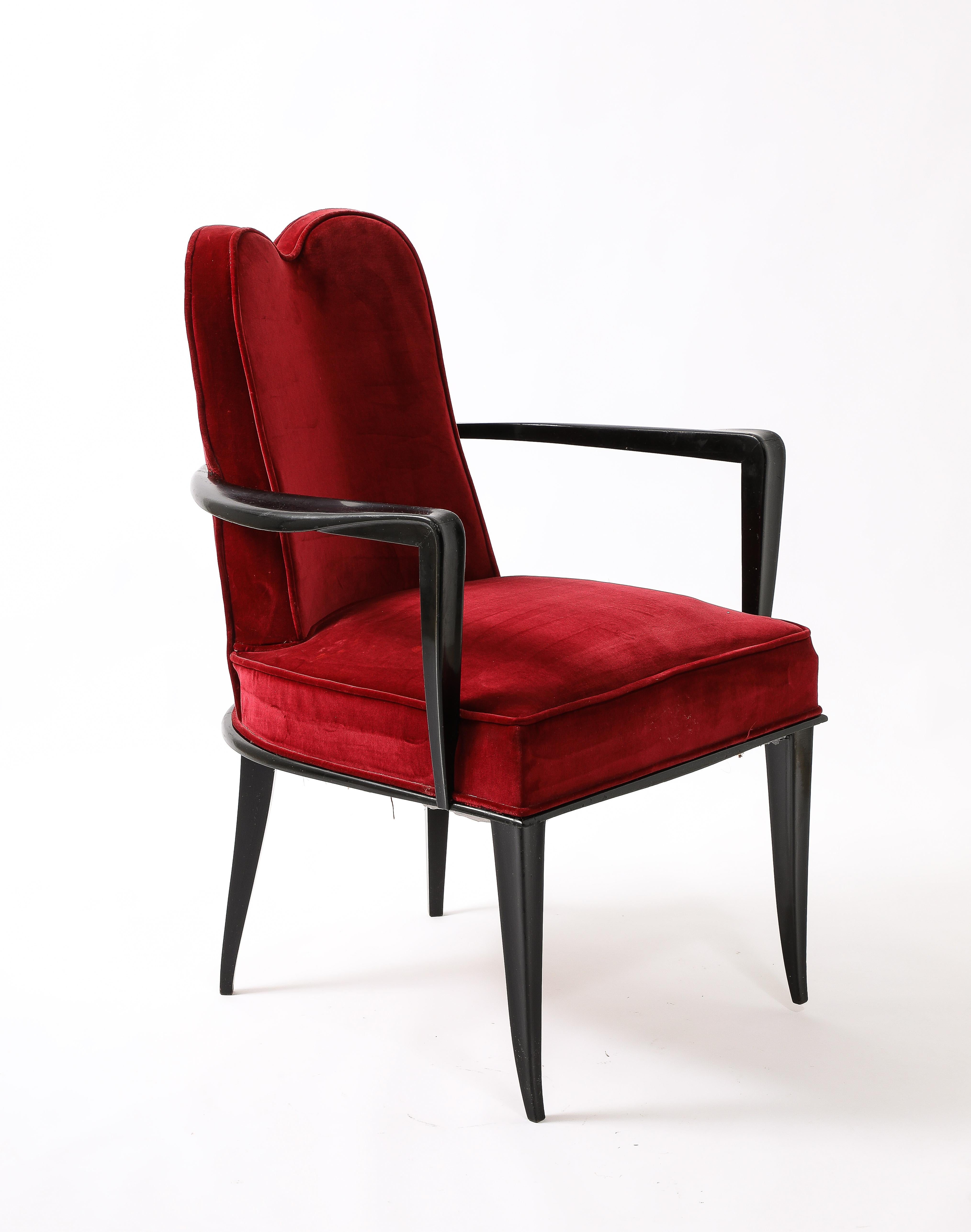 Etienne Henri Martin Chairs, France 1930's For Sale 7