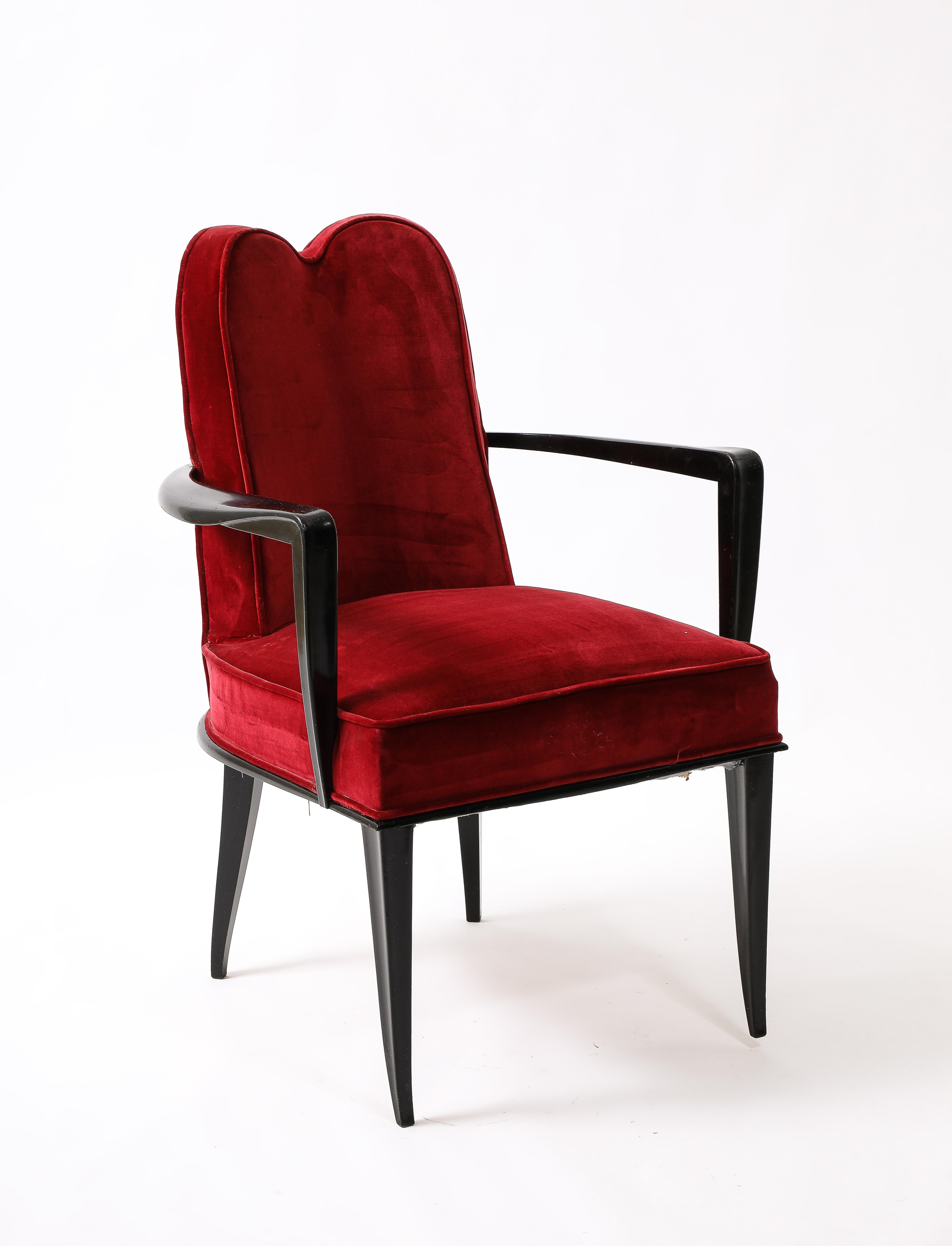 Etienne Henri Martin Chairs, France 1930's For Sale 8