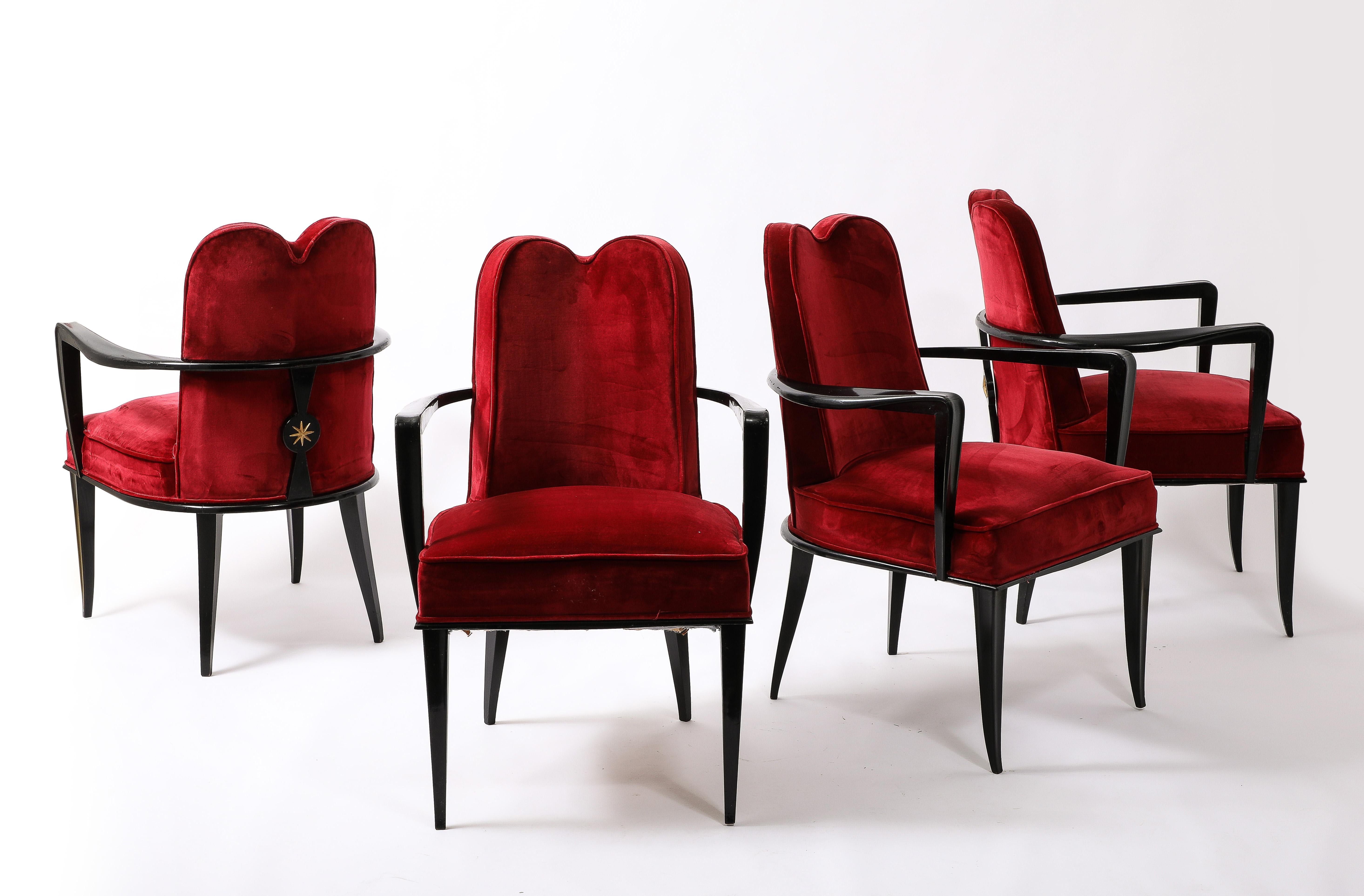Etienne Henri Martin Chairs, France 1930's For Sale 10
