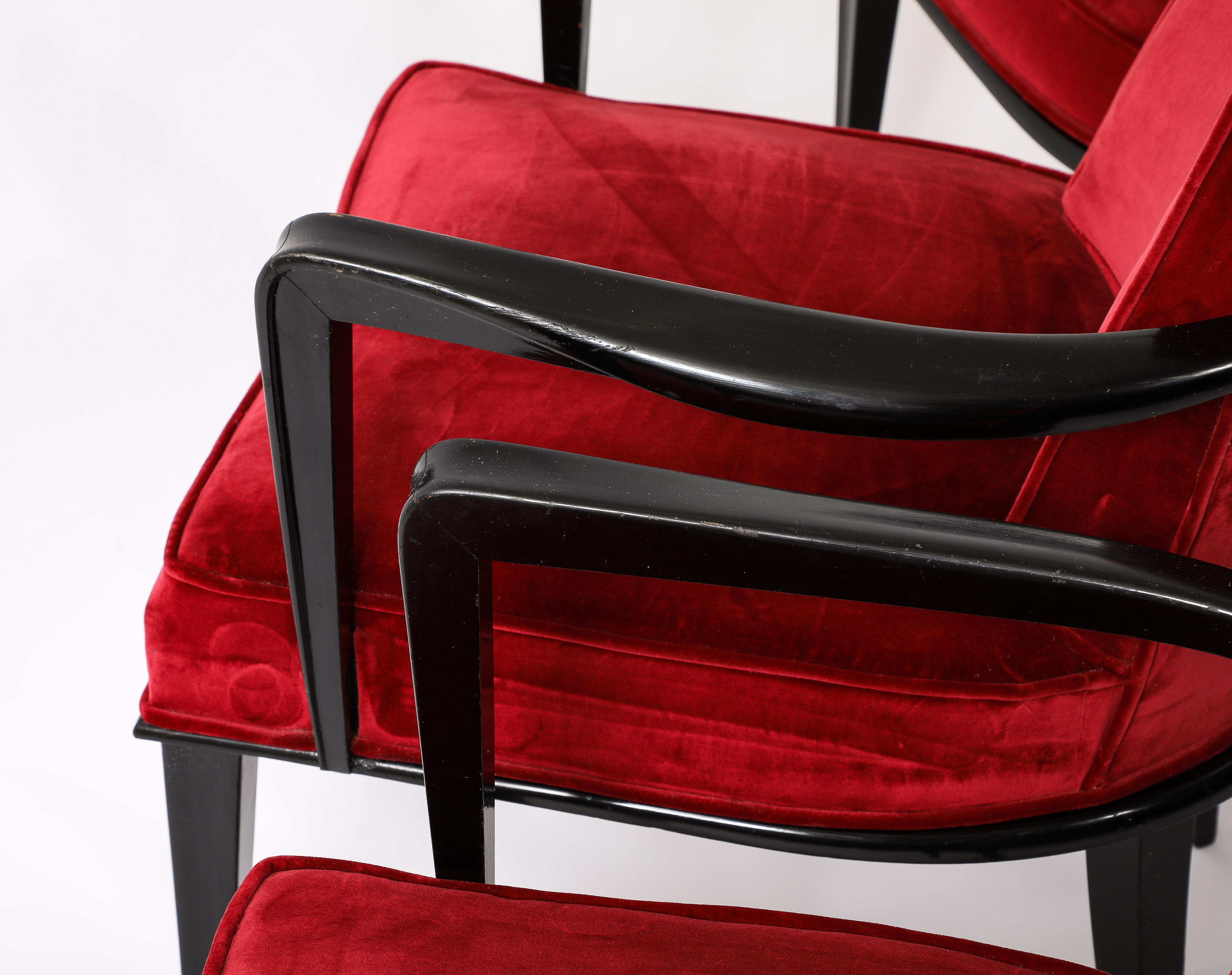 Etienne Henri Martin Chairs, France 1930's For Sale 13