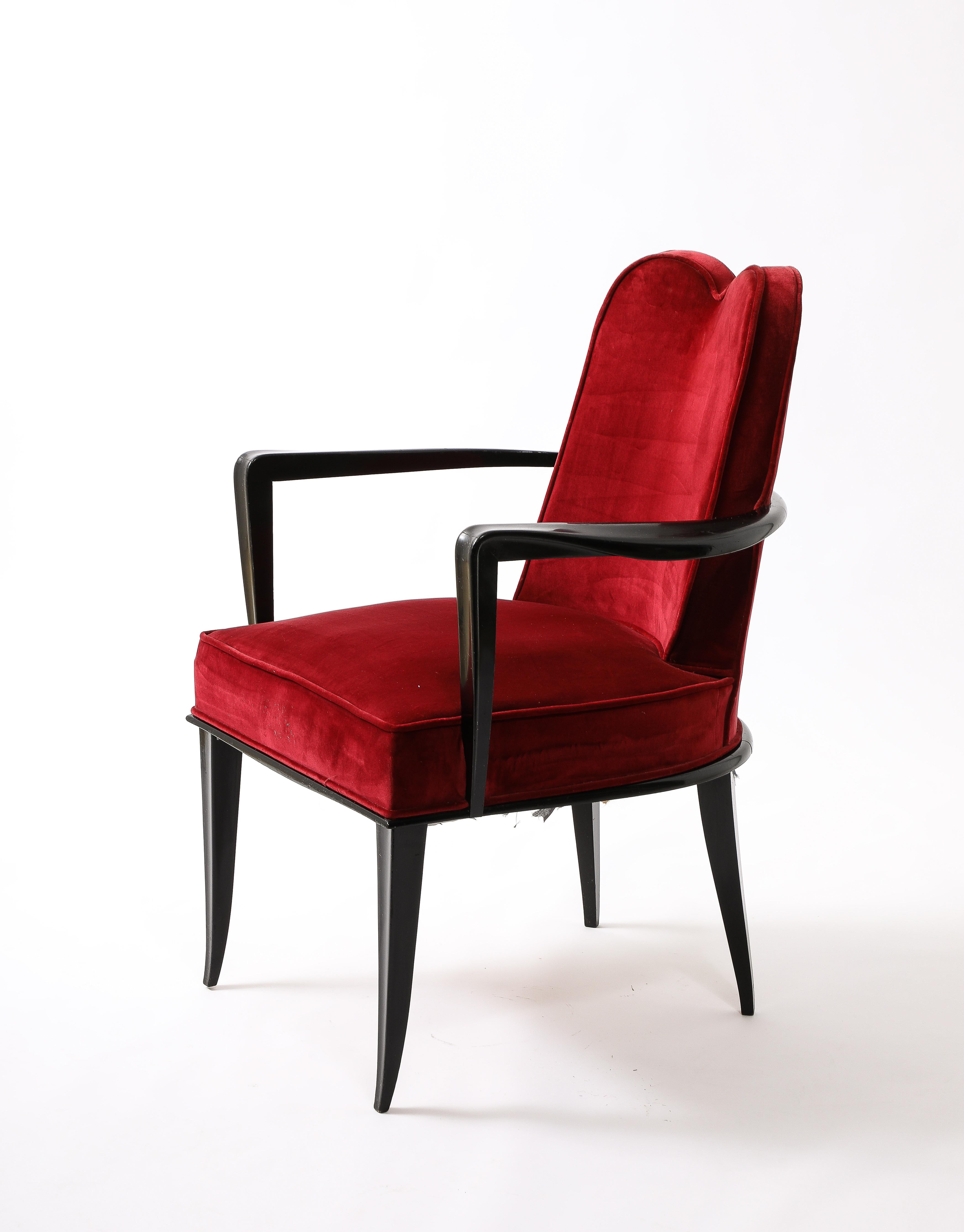 20th Century Etienne Henri Martin Chairs, France 1930's For Sale