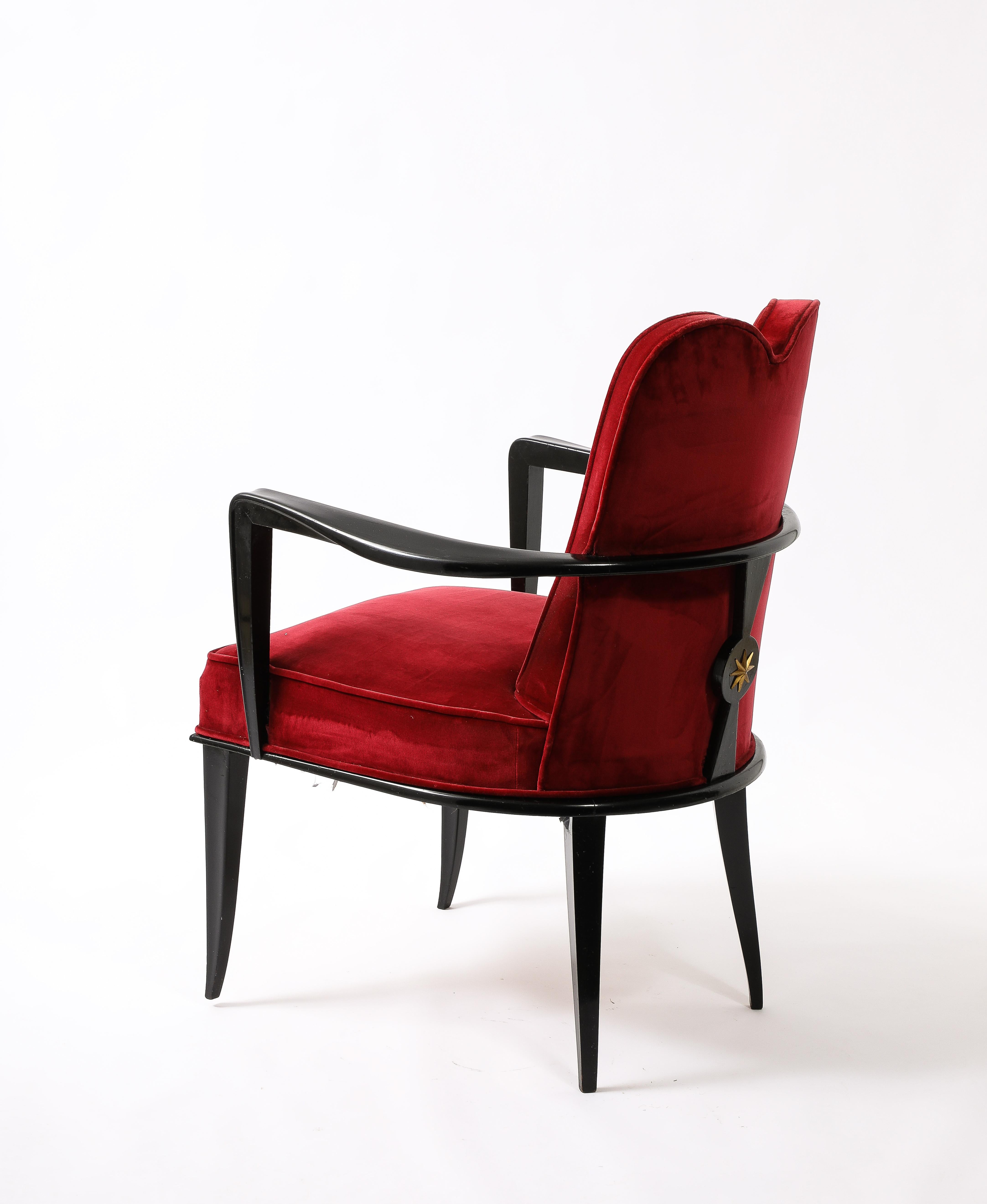 Etienne Henri Martin Chairs, France 1930's For Sale 1