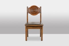 Étienne Kohlmann. Set of 6 Modernist-style chairs. 1960s.