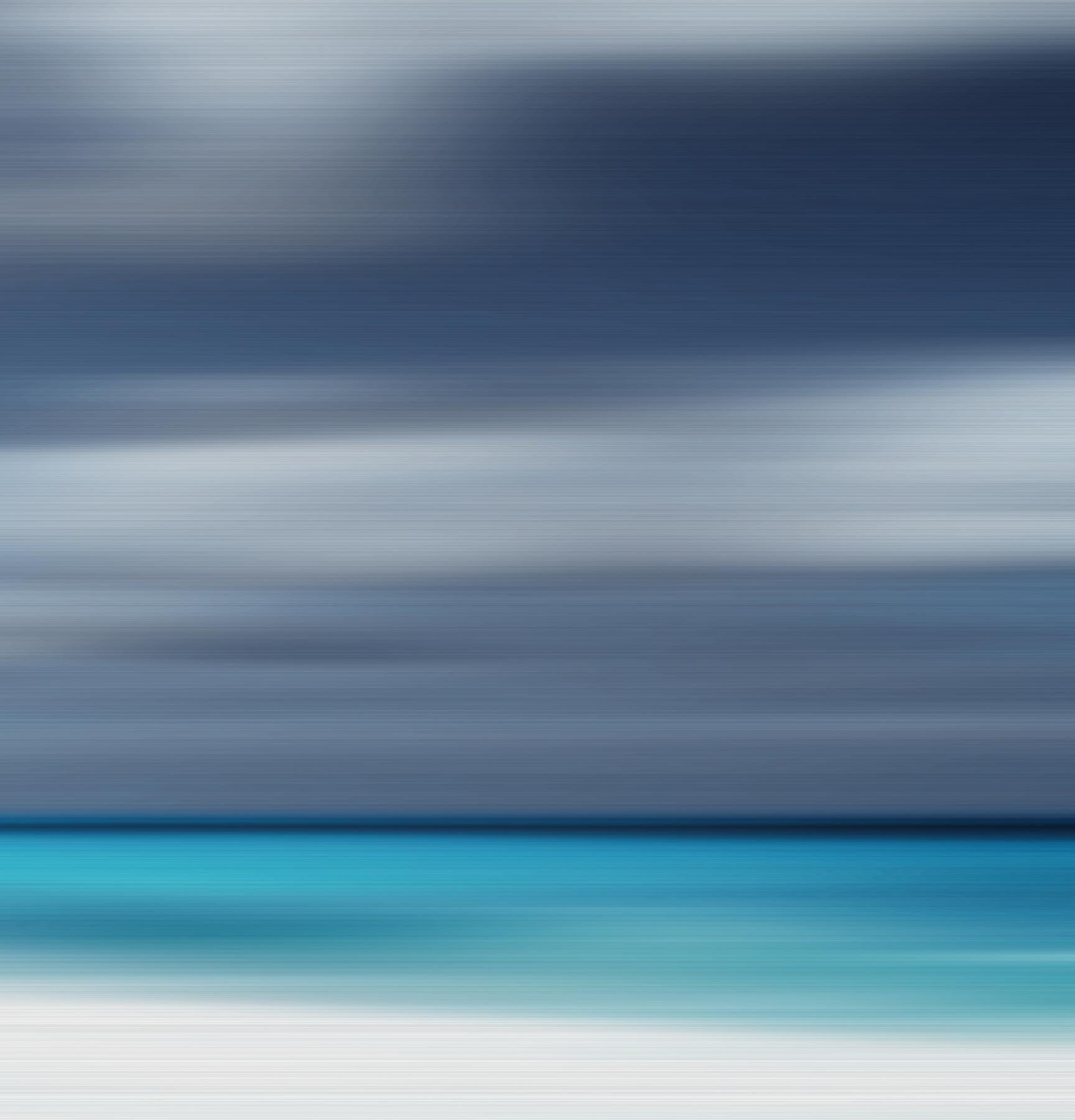 Cerulean - nature, contemporary, abstracted landscape, photography on dibond - Photograph by Etienne Labbe